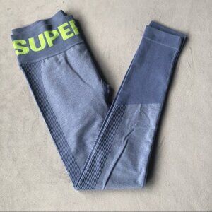 SuperDry Seamless Full Length High Rise Leggings ~ Womens Size 6 Small ~ New